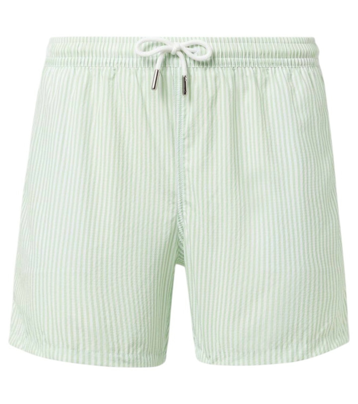 Photo: Thom Sweeney Striped swim trunks
