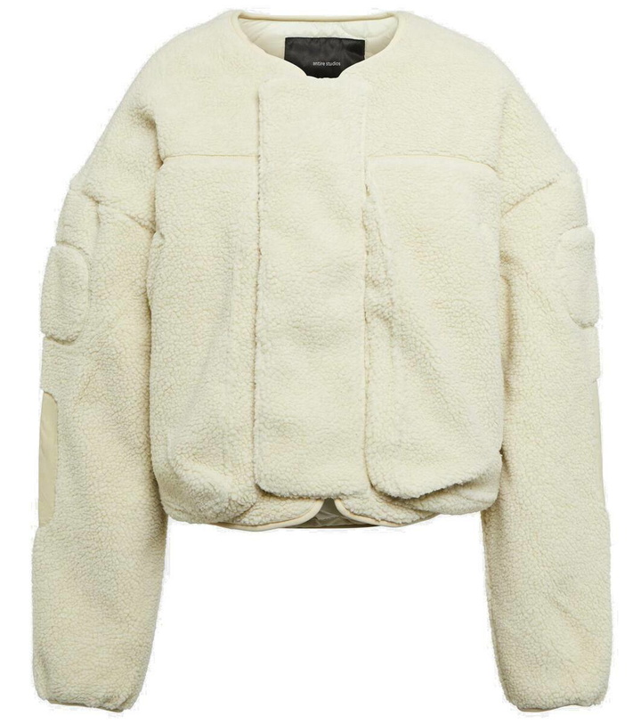 Photo: Entire Studios Cropped teddy jacket