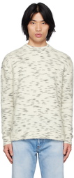 Acne Studios White Crewneck Sweater