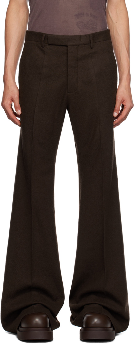 Rick Owens Brown Astaire Trousers Rick Owens