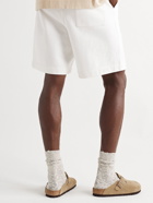 Auralee - Cotton-Jersey Drawstring Shorts - White