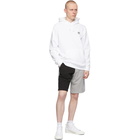 adidas Originals Black and Grey Blocked 3-Stripes Shorts