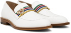 Casablanca White Heart Loafers