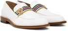 Casablanca White Heart Loafers