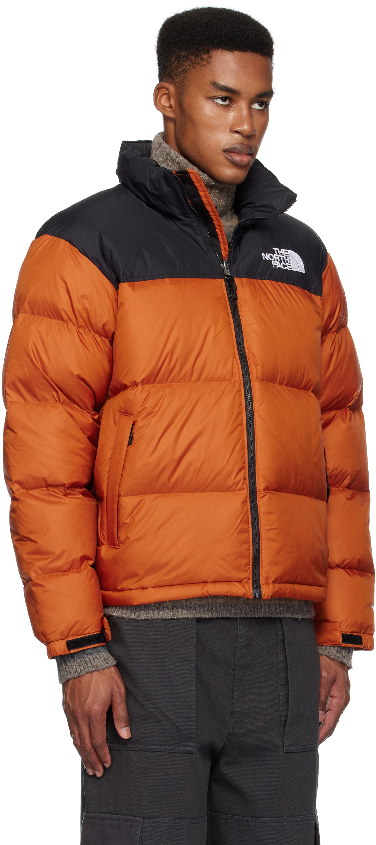 The North Face Orange 1996 Retro Nuptse Down Jacket The North Face