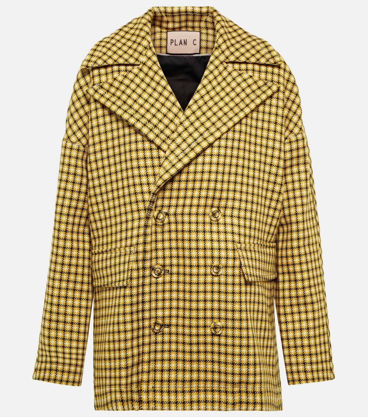 Plan C - Houndstooth wool blazer