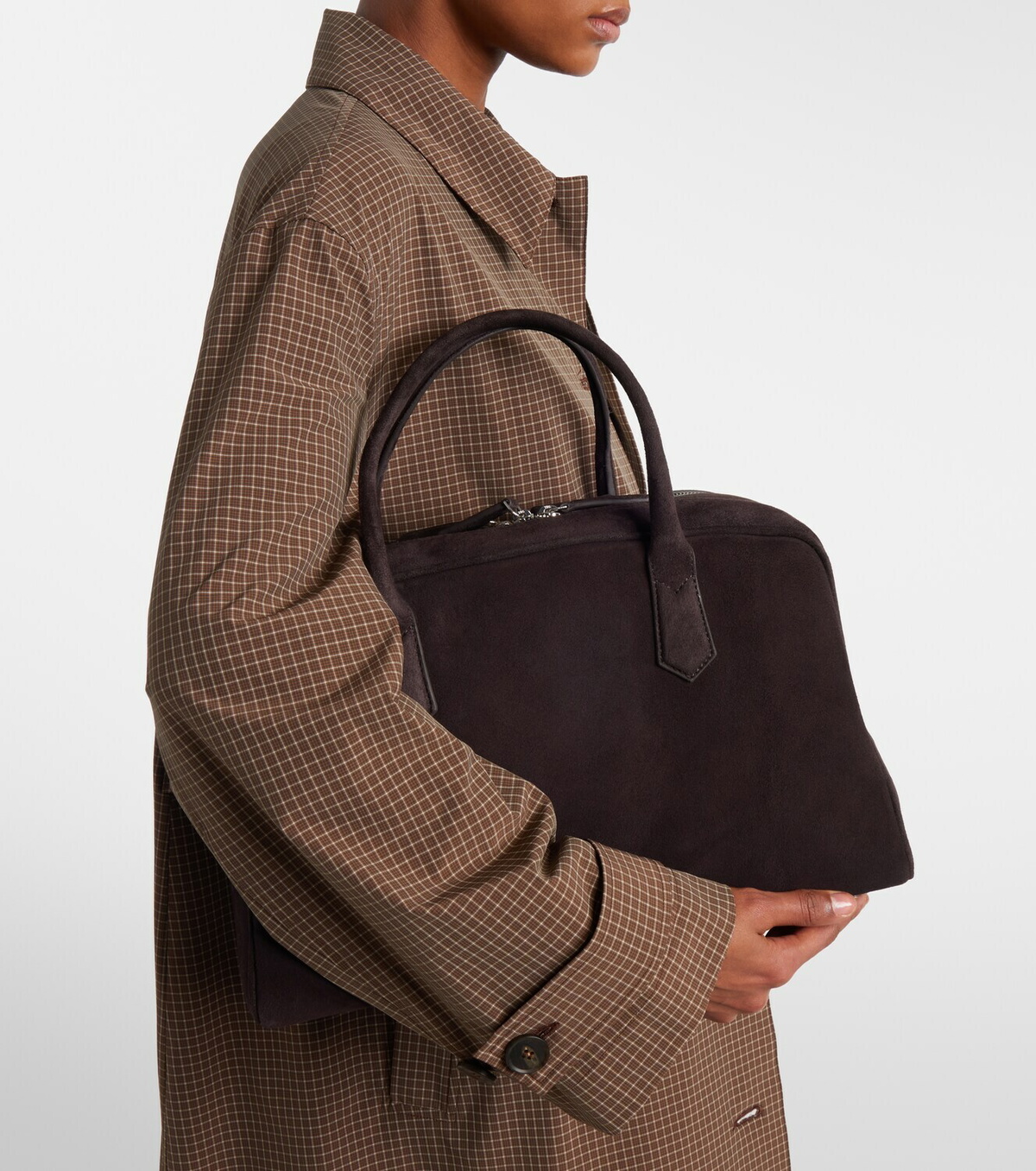 A.Emery Talbot Large suede tote bag