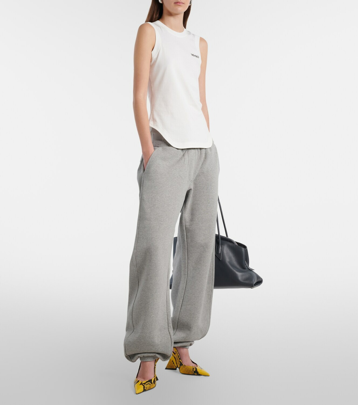 The Attico Cotton jersey sweatpants