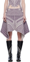 Paolina Russo Purple Warrior Miniskirt