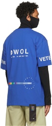 Hood by Air Blue Veteran Stars T-Shirt