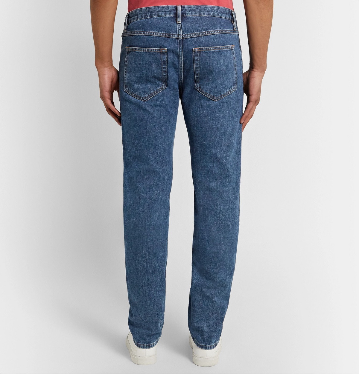 Denim Morton relaxed-fit jeans, The Row