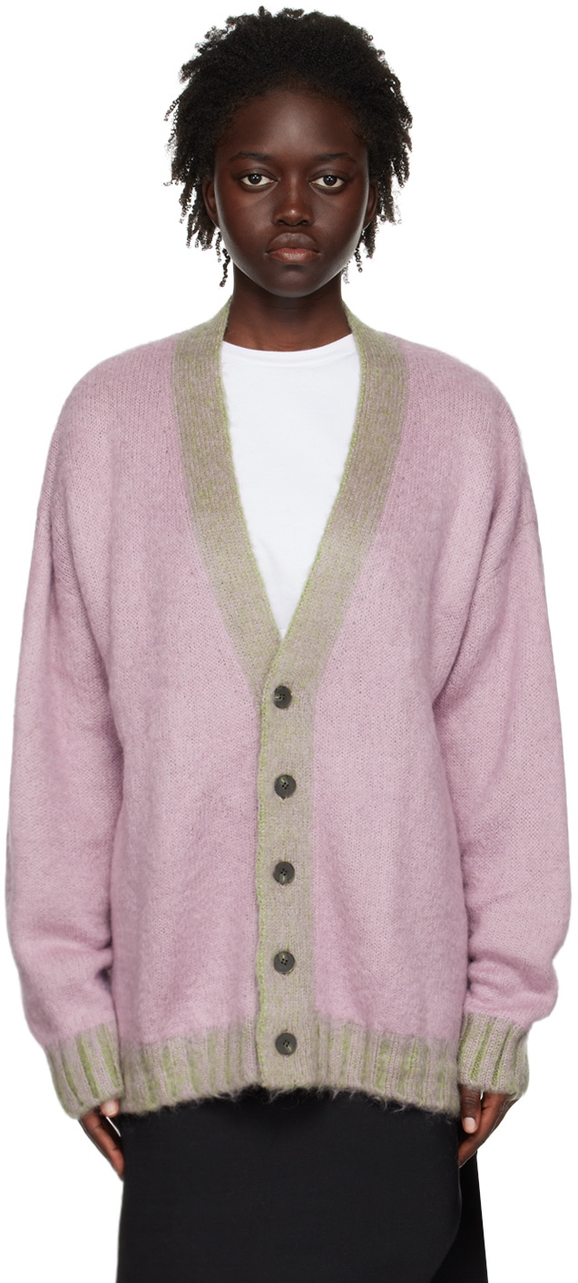 MCQ Purple Oversized Cardigan McQ Alexander McQueen