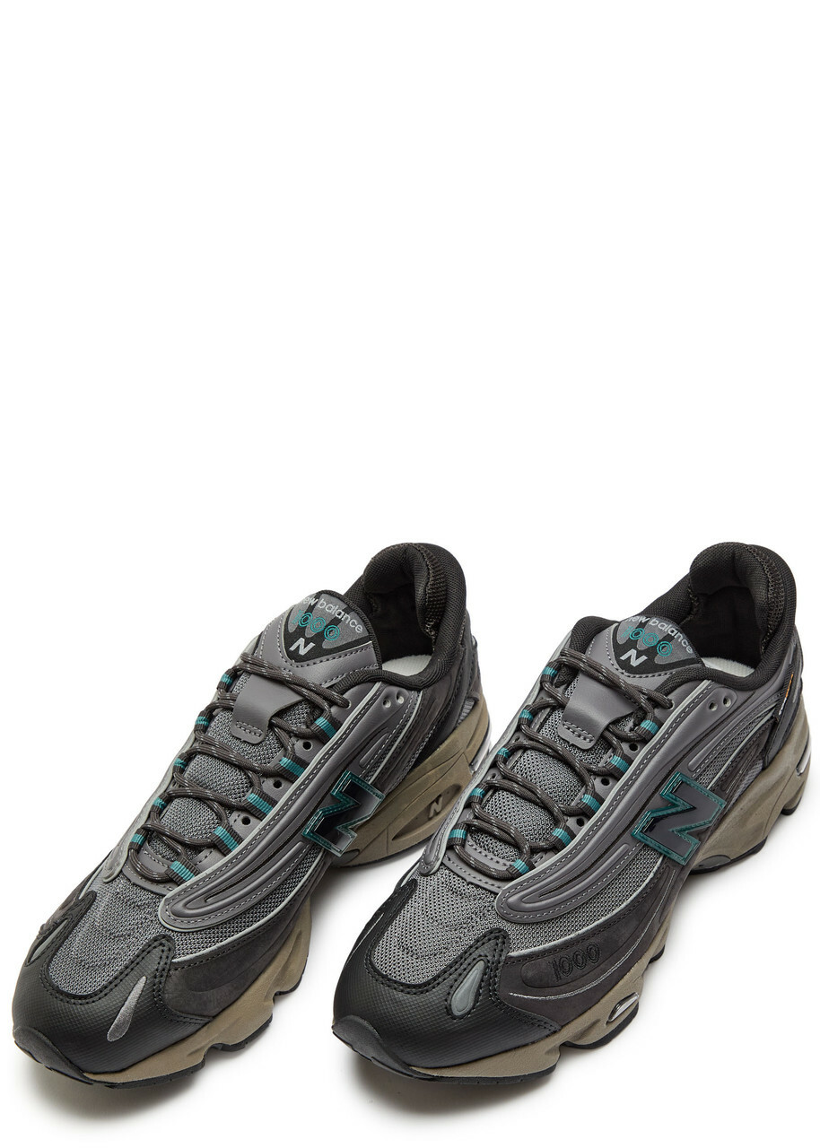 New Balance 1000 Panelled Mesh Sneakers Black