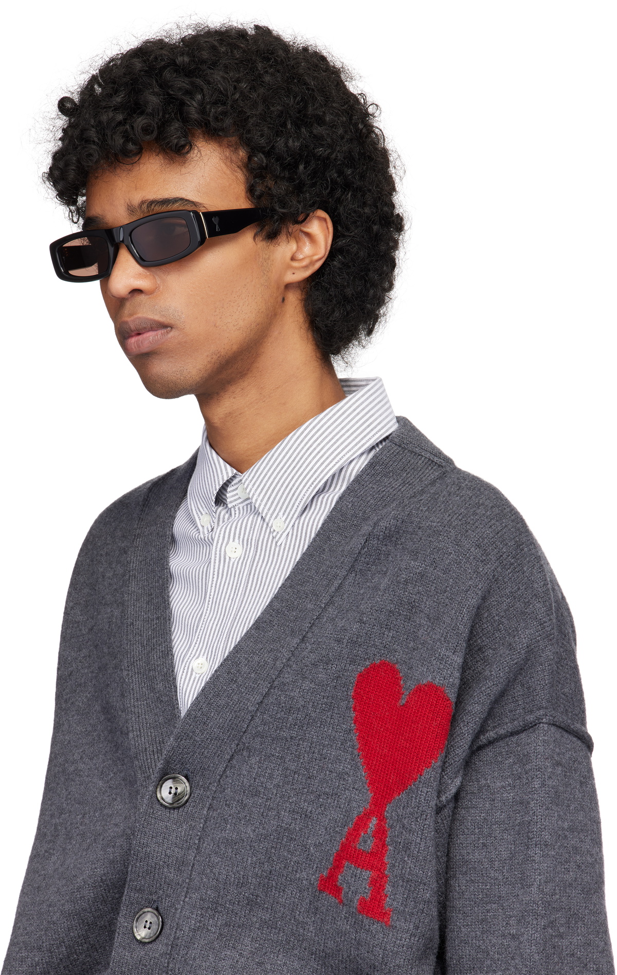 AMI Paris Black 75010 Sunglasses AMI