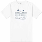 Sporty & Rich Men's Villa T-Shirt in White/Navy