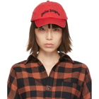 Palm Angels Red Arch Logo Cap