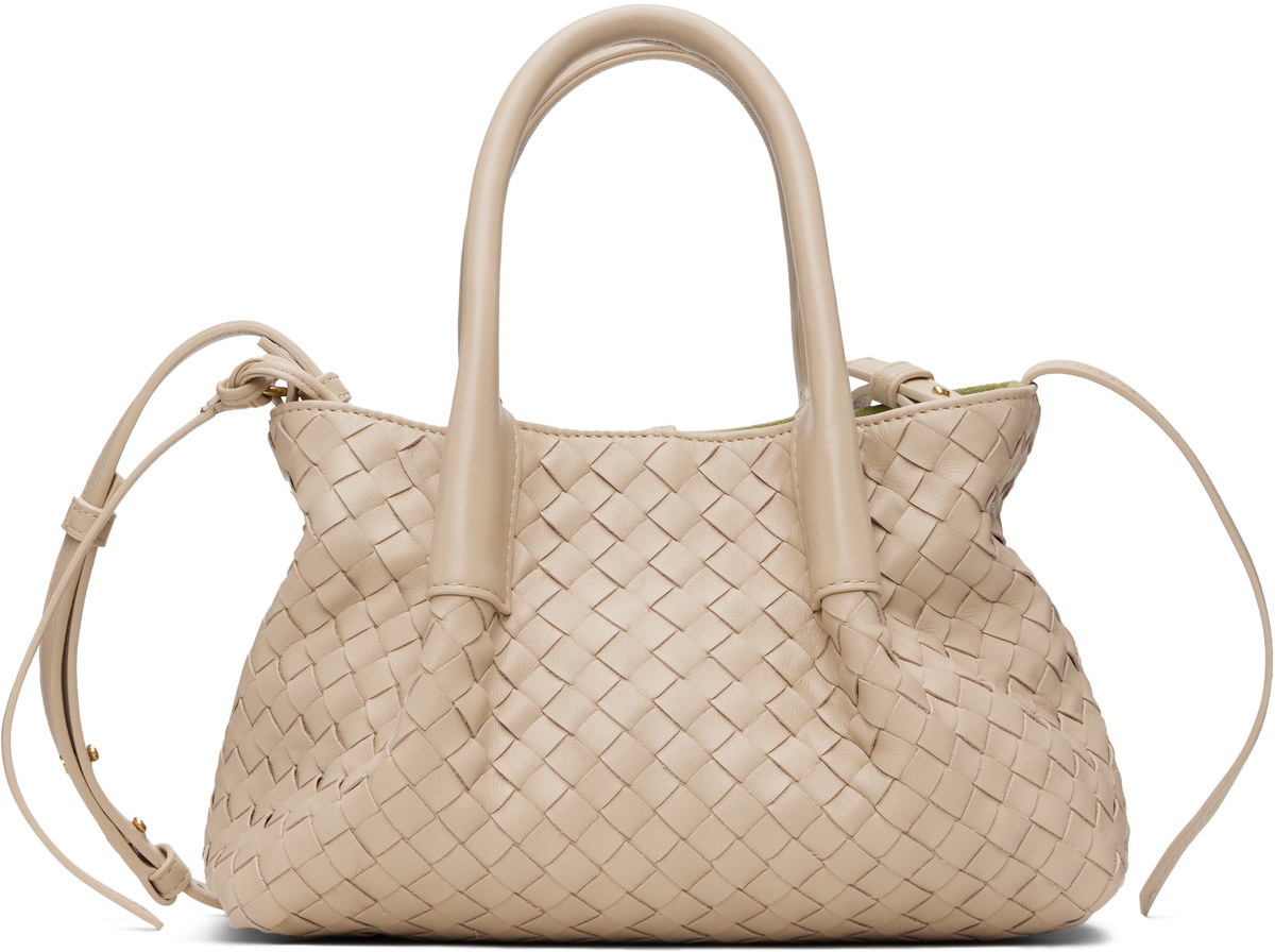 Bottega Veneta Beige Small Pinacoteca Bag Bottega Veneta