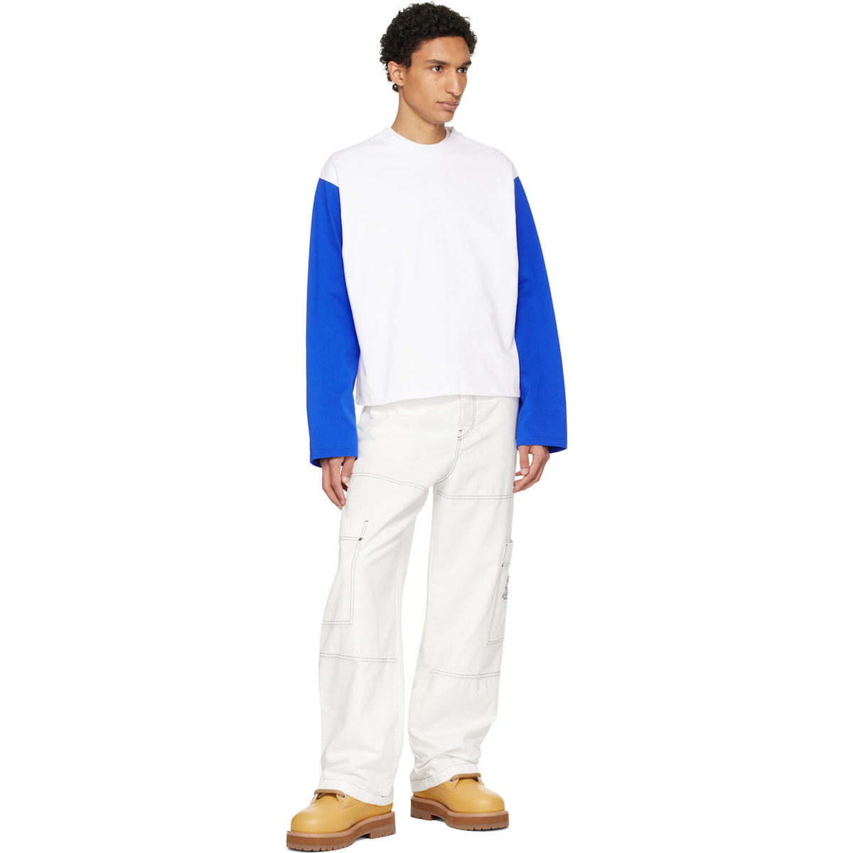 Off-White White Vintage Cotton Cargo Pants