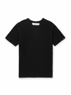 God's True Cashmere - Bubble Distressed Cashmere-Gauze T-Shirt - Black