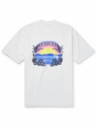 Sorry In Advance - Printed Cotton-Jersey T-Shirt - White