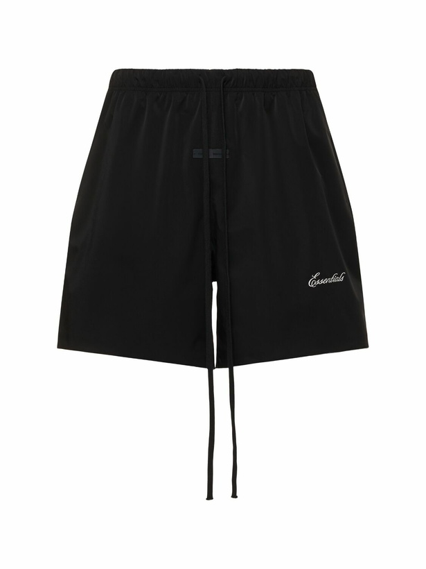 Photo: FEAR OF GOD ESSENTIALS Sporty Nylon Soccer Shorts