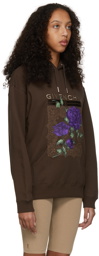 Givenchy Brown Paris Paisley Hoodie