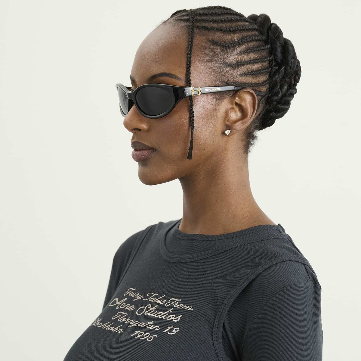 Gentle Monster Ion Sunglasses in Black 