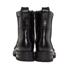 Rick Owens Black Leather Low Army Boots