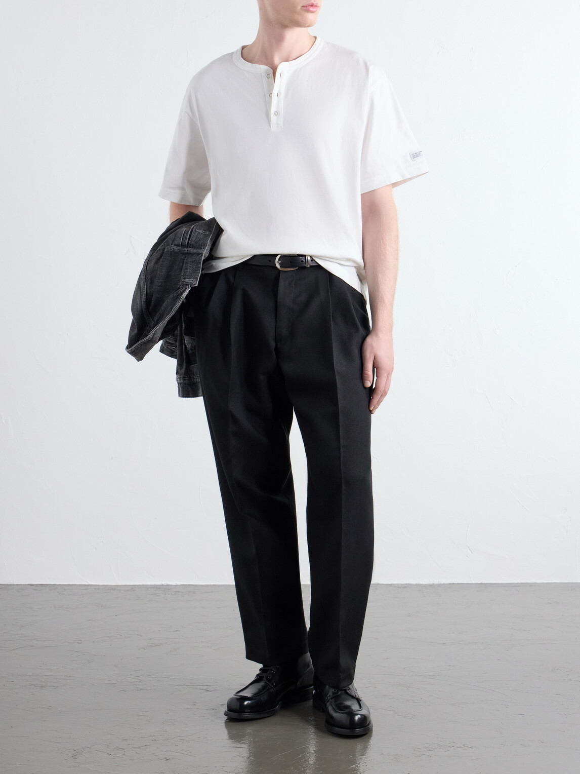 Neighborhood - Cotton-Jersey Henley T-Shirt - White