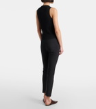 Vince Ribbed-knit cotton top