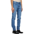 AMI Alexandre Mattiussi Blue Ami Fit Jeans