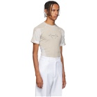 GmbH Beige and White Eevan T-Shirt