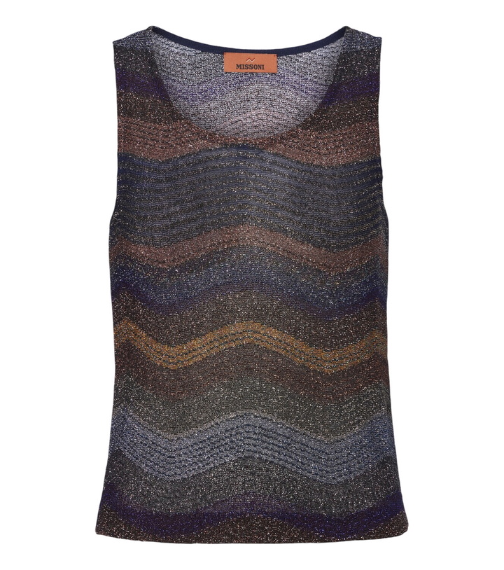 Photo: Missoni Wave lamé top