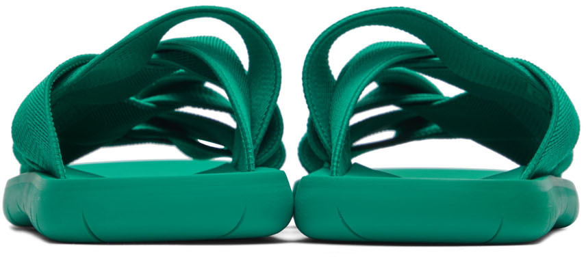 Bottega Veneta - Dark Green Plat Sandals Bottega Veneta Green Plat Sandals Bottega Veneta main image 4