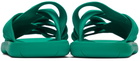 Bottega Veneta Green Plat Sandals