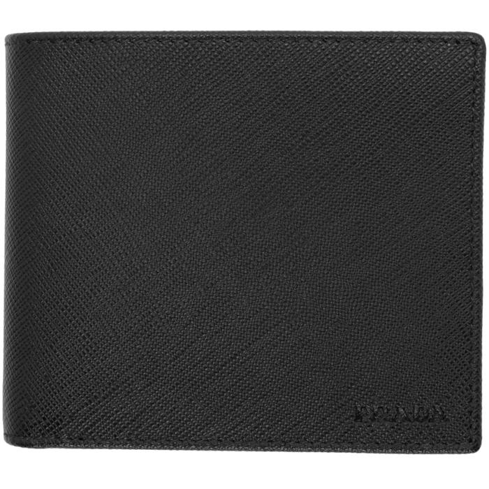 Photo: Prada Black Leather Bifold Wallet