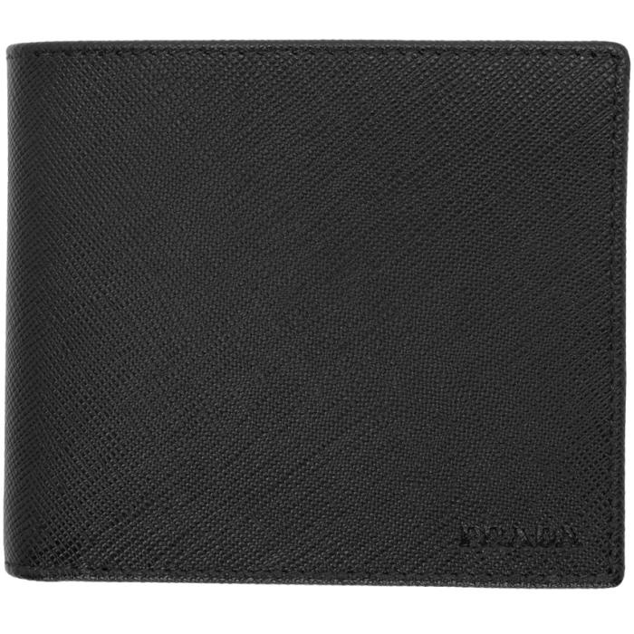 Photo: Prada Black Leather Bifold Wallet