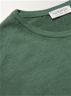 Sunspel - Slim-Fit Merino Wool Sweater - Green