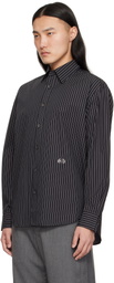 Commission Black Stripe Banker Shirt