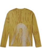 A-COLD-WALL* - Printed Overdyed Cotton-Jersey T-Shirt - Yellow