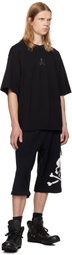 MASTERMIND WORLD Black Lounge Long Shorts