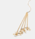 Isabel Marant Olathe beaded scarf necklace