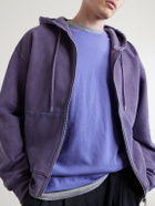 Auralee - Organic Cotton-Jersey T-Shirt - Purple