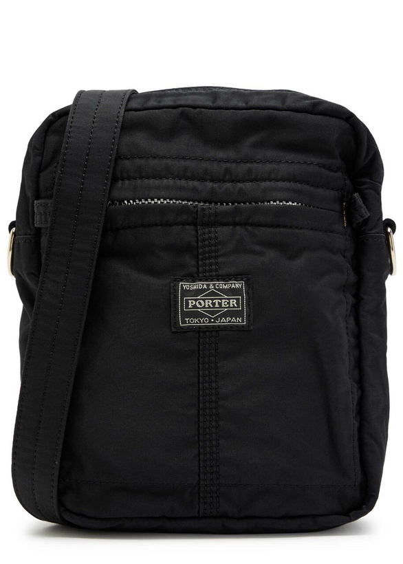 Photo: Porter Mile Nylon Cotton-twill Vertical Shoulder bag - Black - One Size