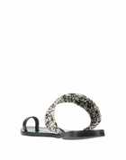 Manebí Womens Thong sandal in Black