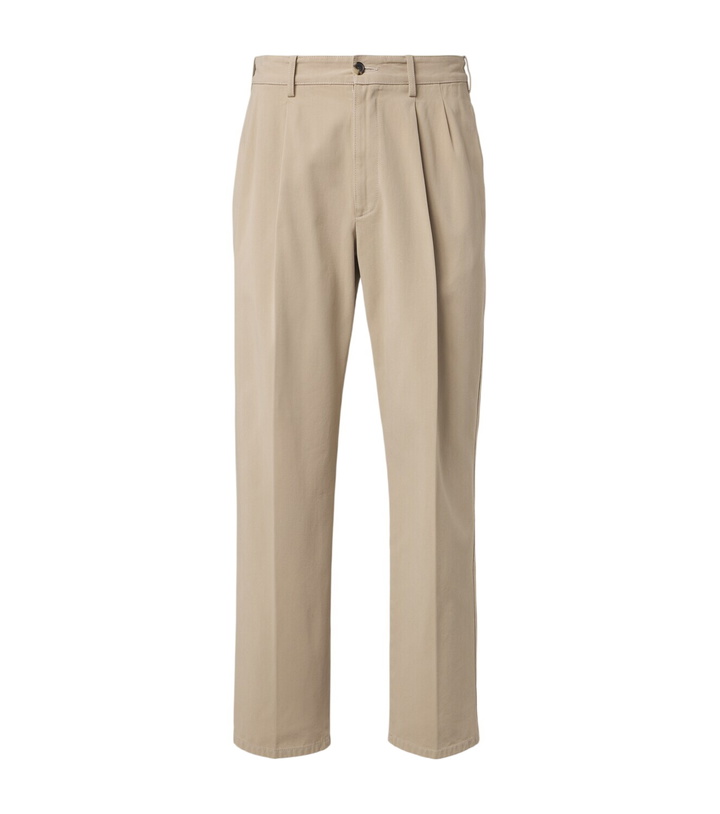 Photo: The Row Tomasino cotton twill straight pants