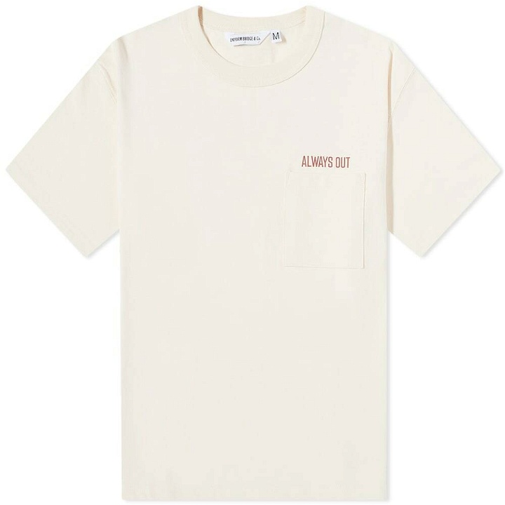Photo: Uniform Bridge Men's NS Pocket T-Shirt in Cream
