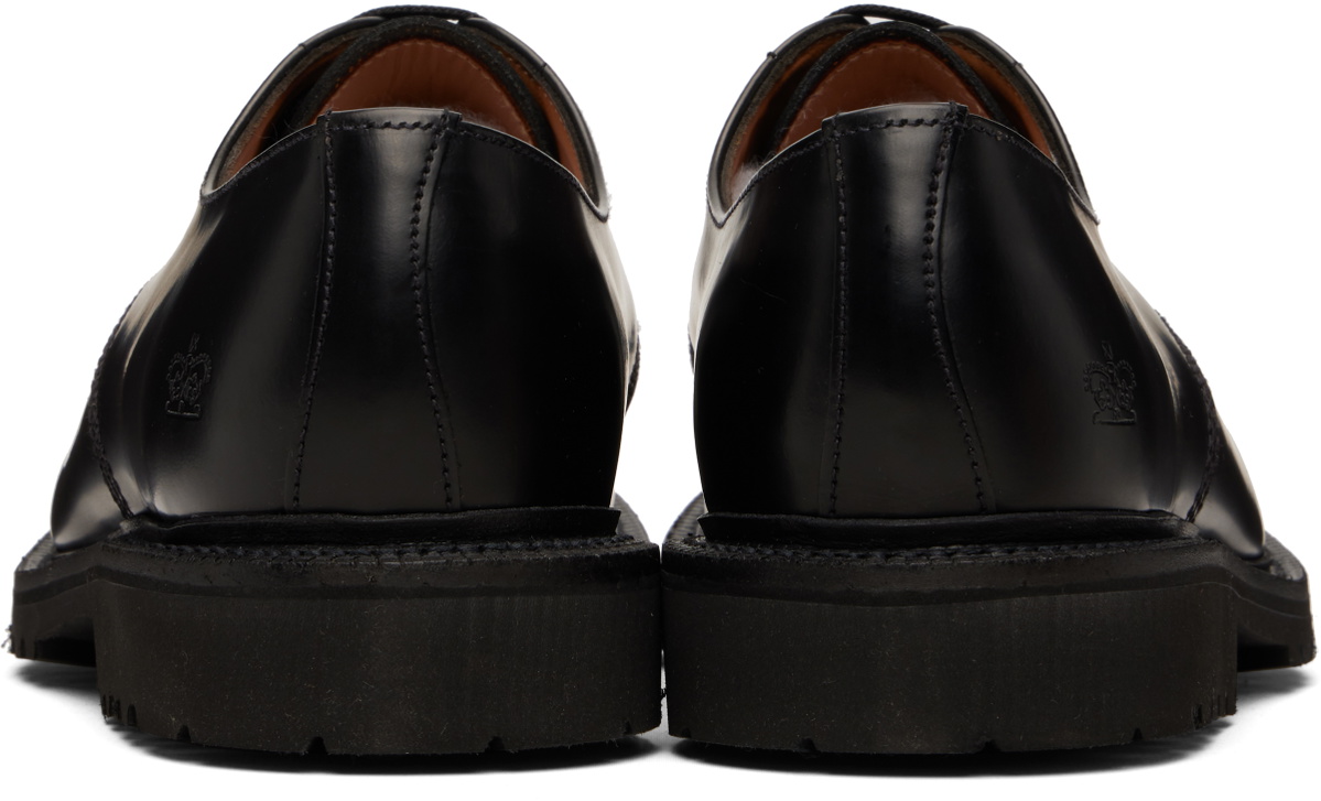 Comme des Garçons Homme Black Sanders Edition Glossy Leather Derbys