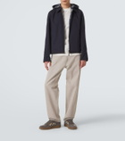Burberry Terrace leather and suede sneakers