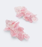 Oscar de la Renta Embellished drop earrings